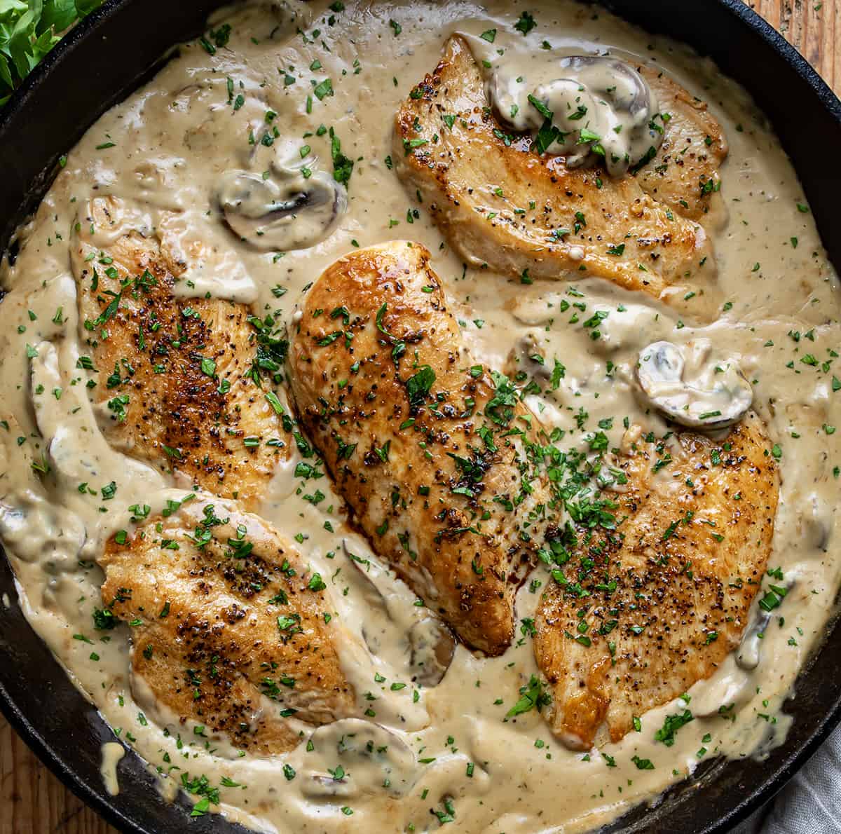 Chicken in Mushroom Sauce