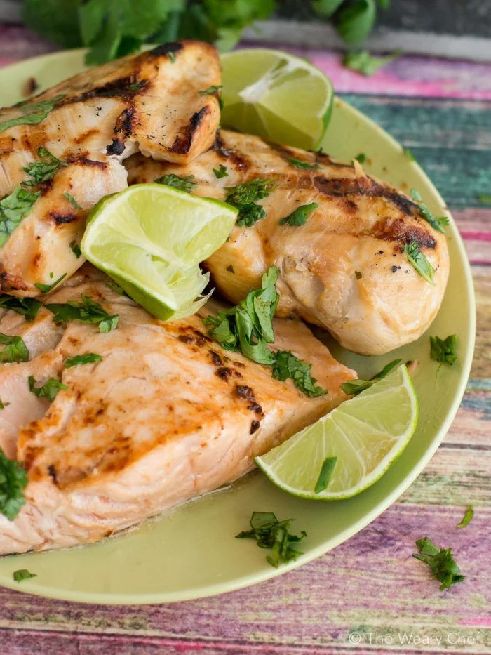 Coconut and lime marinated fish cutlets