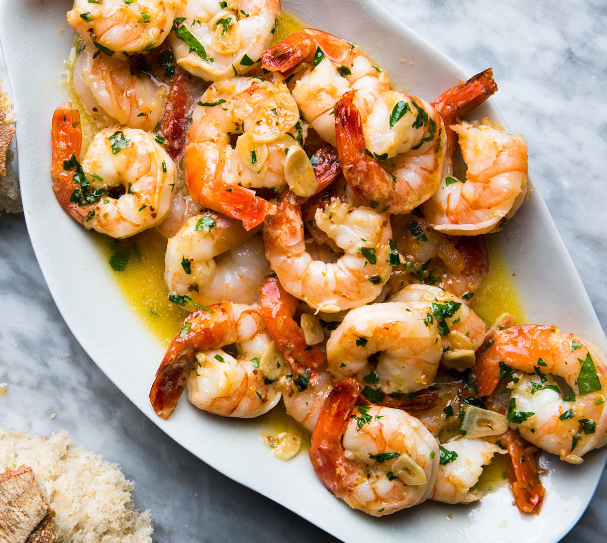 Shrimp scampi